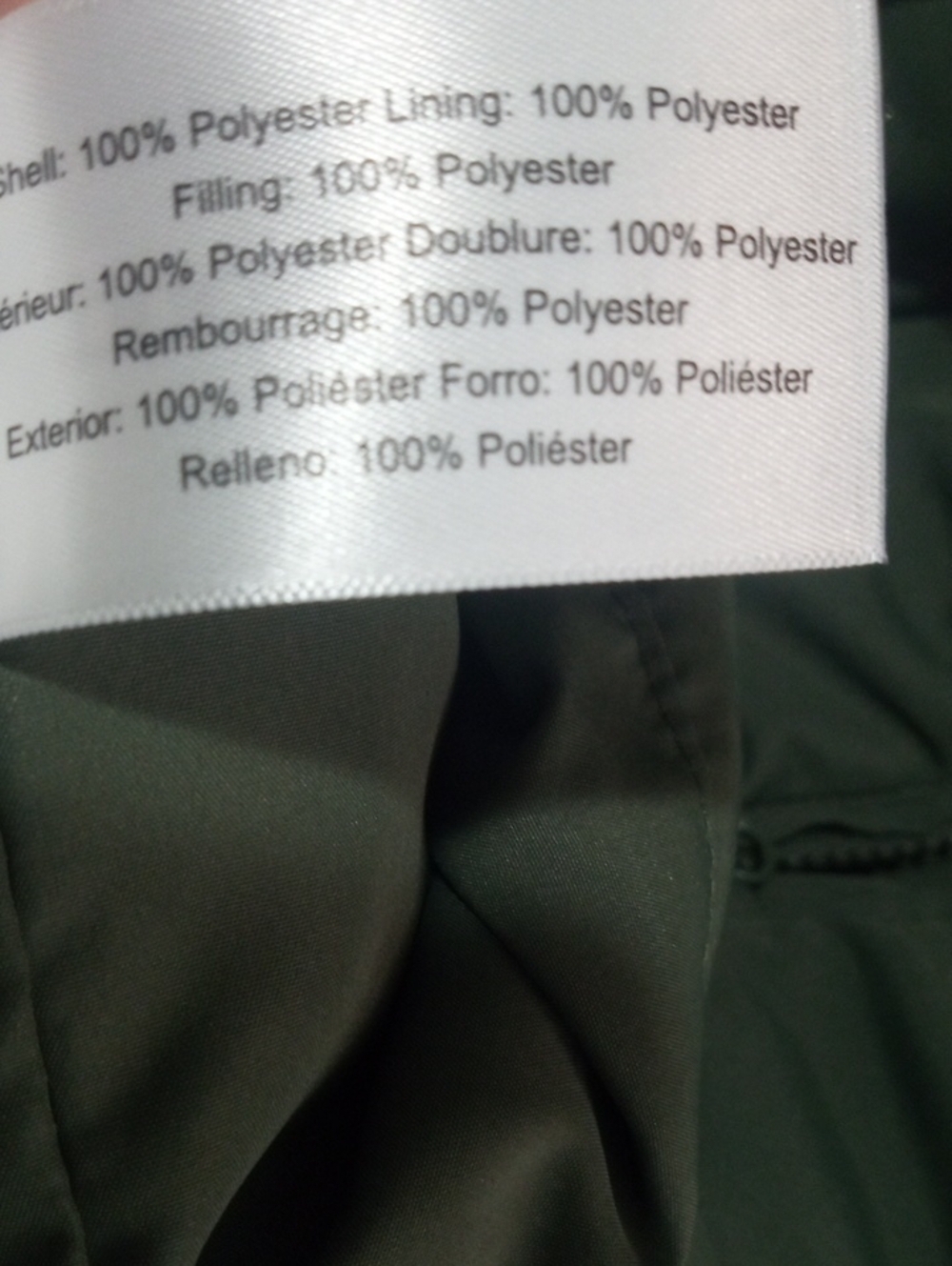MOTHERHOOD OLIVE PUFFER VEST - Picture 8 of 10